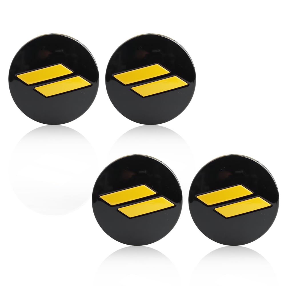 4pcs Wheel Center Cap 63mm/2.5 inches Slash Covers Hub Cap Emblem Badge for Dodge Charger Challenger Durango Hornet Dart R/T SRT Magnum Nitro Journey Caliber Avenger (Black & Red)