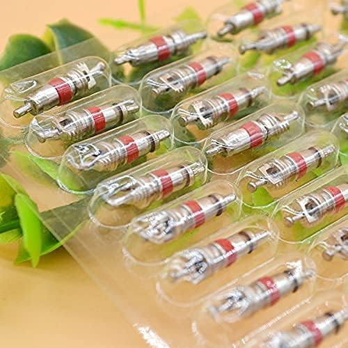 200Pcs Premium Tyre Tire Valve Cores - Valve Stem Core Part Replacement, Universal for Most Automotive, RV, ATV & Air Conditioning, Motorcycles and Bicycles