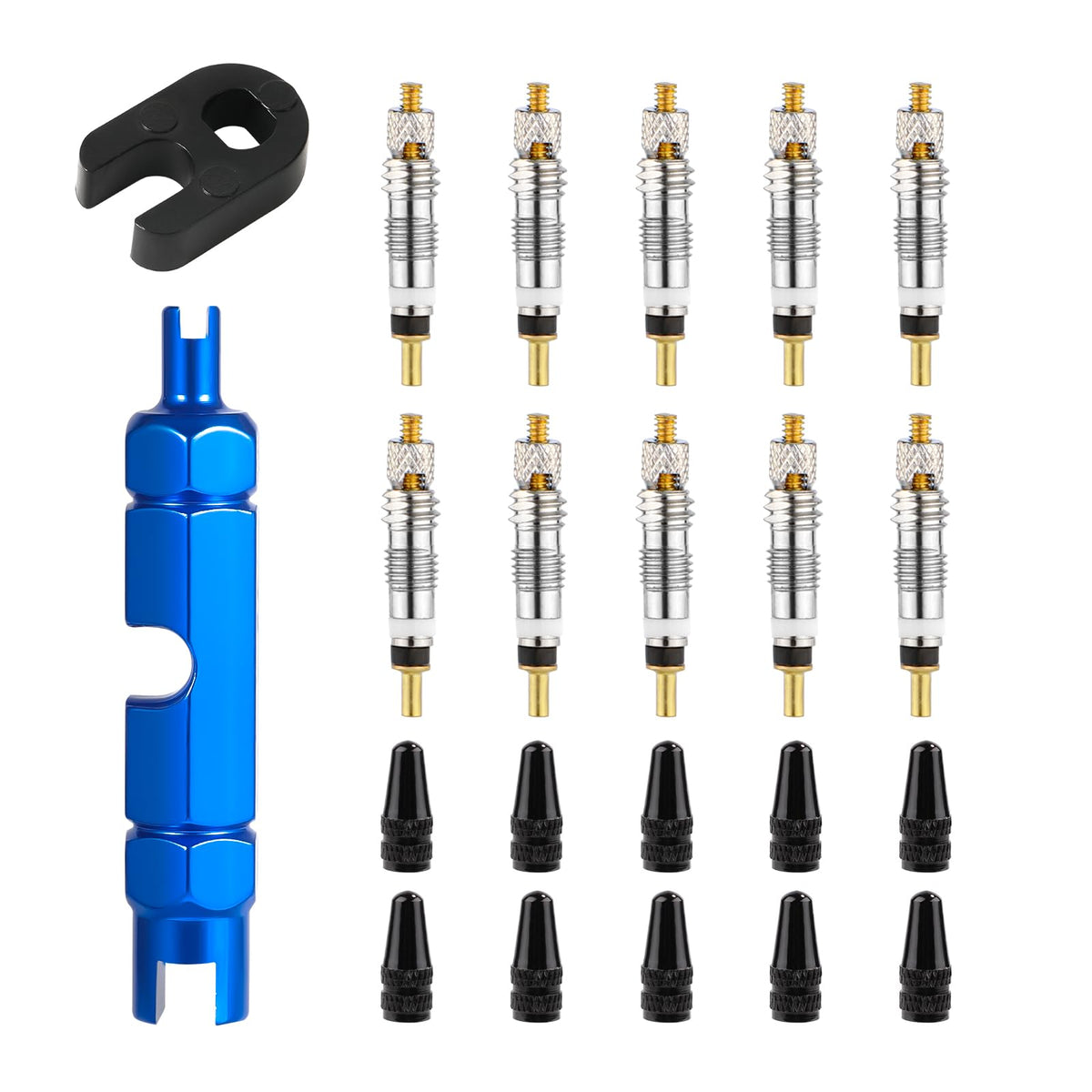 10pcs Valve Core for Presta, Tubeless Valve Core Bike Bicycle Replacement