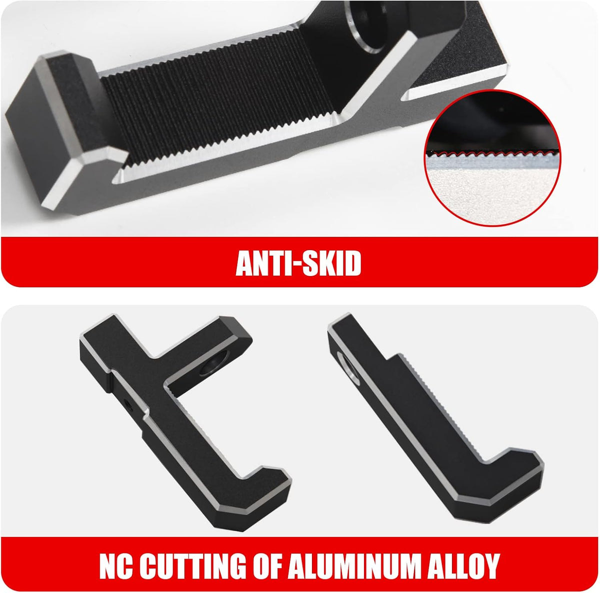Mabett Aluminum Trunk Grocery Bag Hooks for 2021-2026 Ford Bronco 4-Door