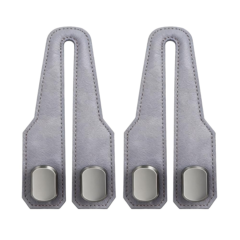 2 Pcs Car Seat Back Storage Hook, 2026 New Heavy Duty Headrest Hooks for Car, Durable Car Seat Hooks Holder Organizer for Purse Bags Handbags Interior Accessories