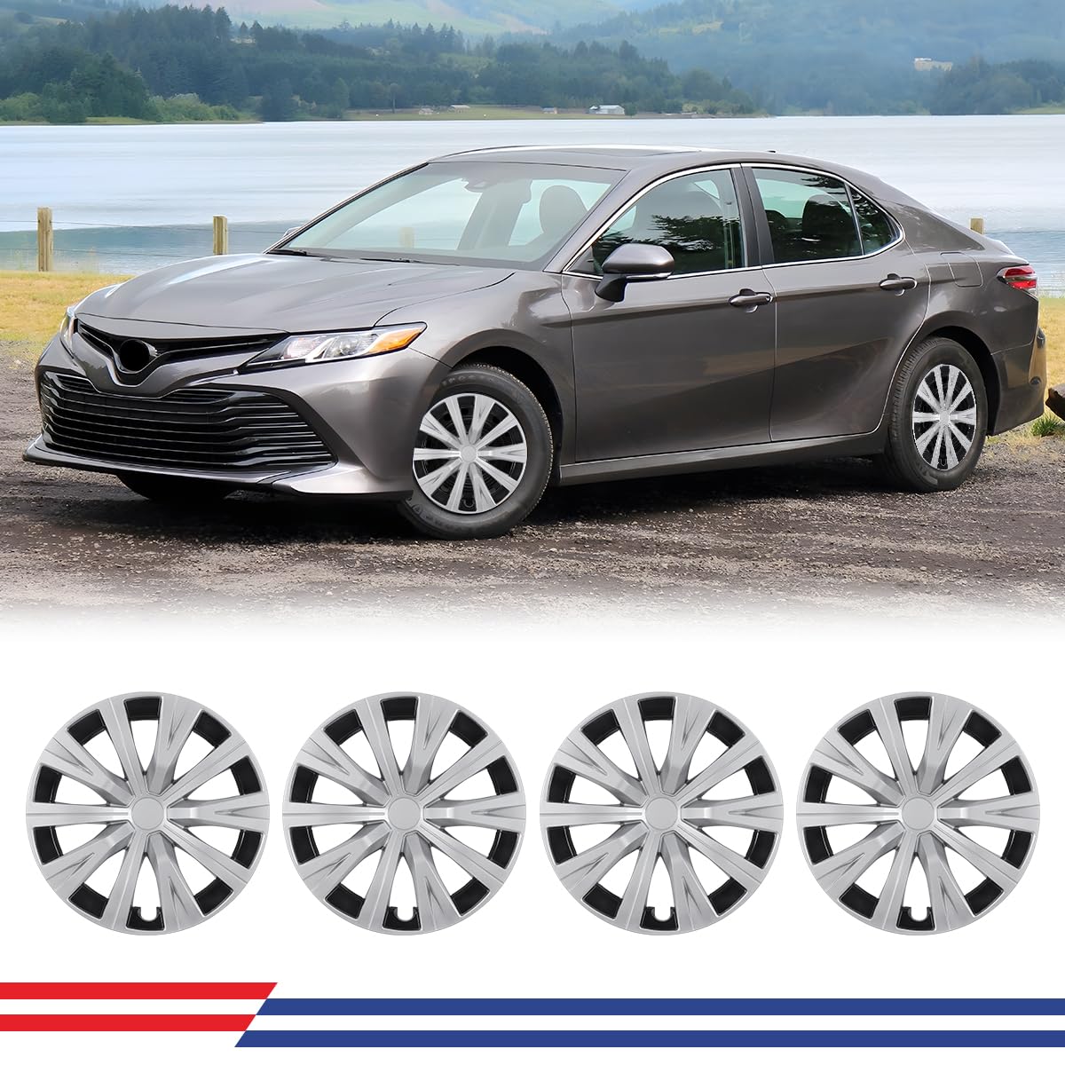CPW 16 Inch Hubcaps for 2007-2011 Toyota Camry/Camry Hybrid, Lacquer