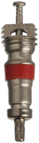(Pack of 100) Premium TPMS Safe, Nickel Plated Red Valve Cores, for Schrader Valves, VA-01 for Use on Cars, Trucks, Semi-Trucks, Motorcycles, Bikes, HVAC, Air Conditioning Applications