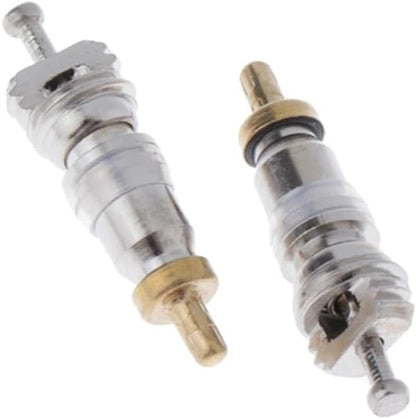 20 Pack Valve Core Replacement Copper High Pressure R22 R32 R410A Schrader Valve Stem Cores for A/C Split Unit Air Conditioner HVAC Heat System Car Automotive Compressor Refrigerator Fridge