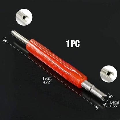 Swpeet 40Pcs Air Conditioning Valve Core Kit, A/C R12 R134a Refrigeration Tire Valve Stem Cores With Remover tool for Most car