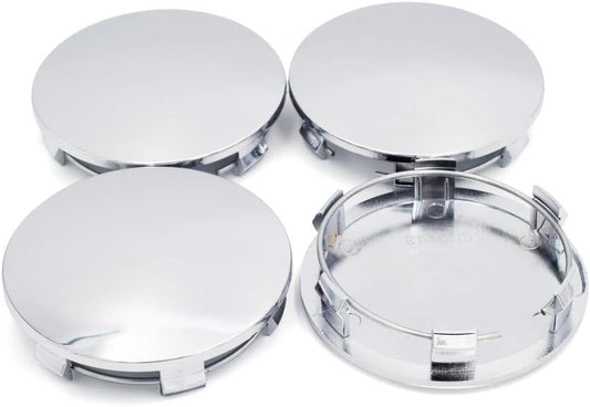 Rhinotuning 83mm(3.27in)/76.4mm(3in) Chrome Silver ABS Car Wheel Center Hub Caps Replace #88963143#9595891#9595759#9596403#19333200 Suburban 2001-2017 4pcs