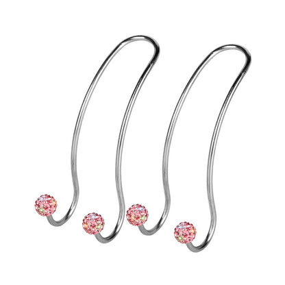 SAVORI Auto Hooks Bling Car Hangers Organizer Seat Headrest Hooks Strong and Durable Backseat Hanger Storage Universal for SUV Truck Vehicle 2 Pack (Pink)