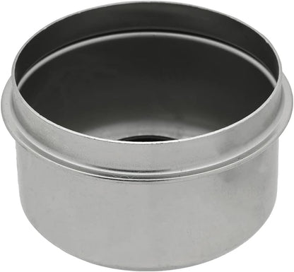 [2-Pack] Dust Cap 2.5" (2.45") - Trailer Axle Wheel Hub and Bearing with Rubber Plug, Replacement E-Z Lube Axle Dust Cover