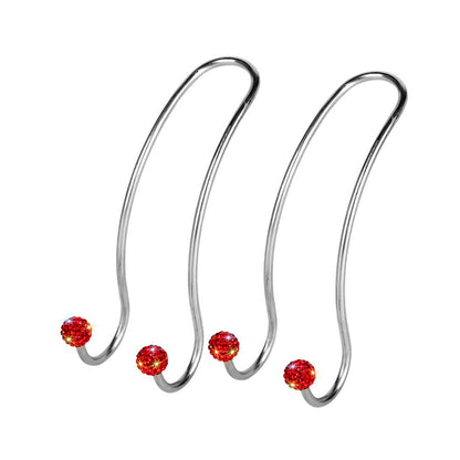 SAVORI Auto Hooks Bling Car Hangers Organizer Seat Headrest Hooks Strong and Durable Backseat Hanger Storage Universal for SUV Truck Vehicle 2 Pack (Pink)