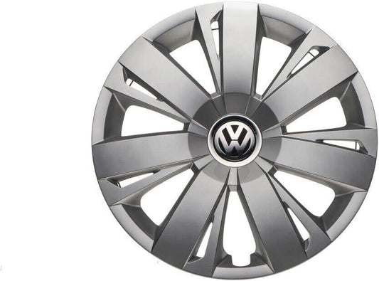 Genuine OEM VW Single Hubcap Jetta-Sedan 2011-2014, Cover Fits 16-Inch Wheel, 5C0-601-147-A-QLV