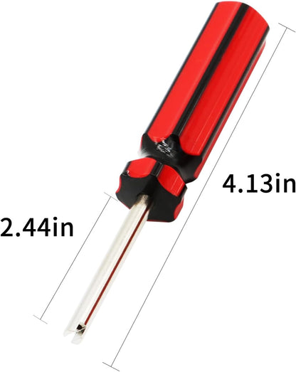 10 Pcs 6523339 Valve Core Removal Tool w/4 Tire Valve dust Cap Automotive Car Motorcycle Truck Bike Screwdriver Valve Stem Core Remover Tire Repair Install Tool