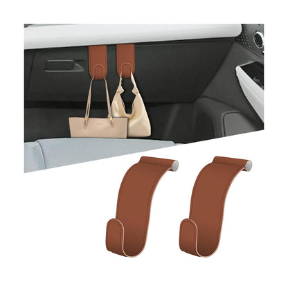 Bittwee 2PCS Car Glove Box Hooks Passenger Storage Hangers Black
