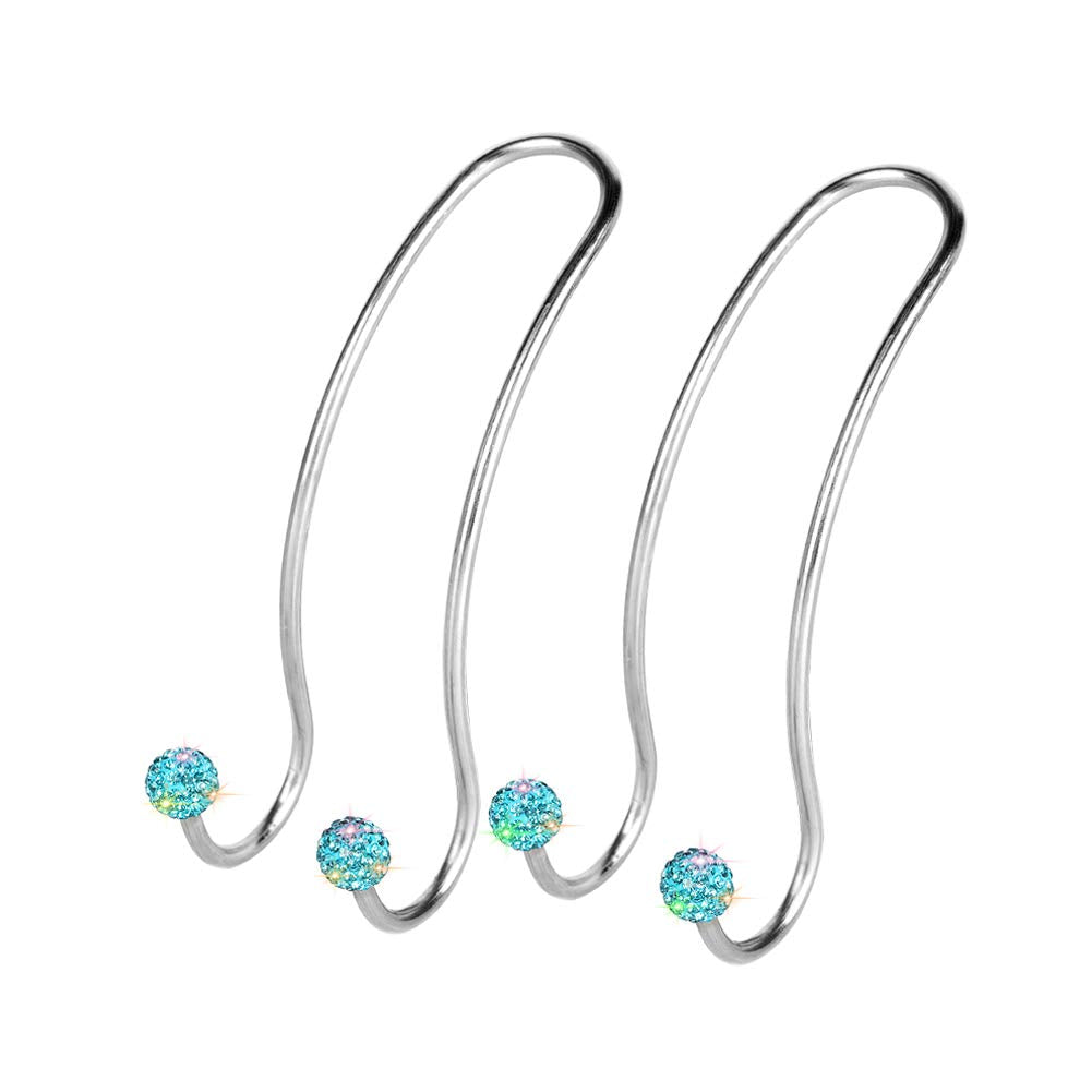 SAVORI Auto Hooks Bling Car Hangers Organizer Seat Headrest Hooks Strong and Durable Backseat Hanger Storage Universal for SUV Truck Vehicle 2 Pack (Pink)