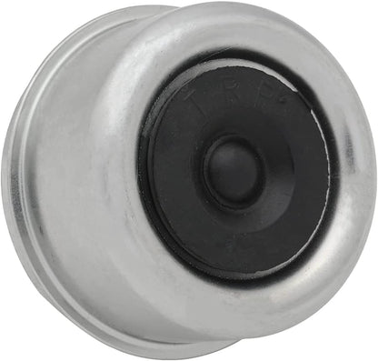 [2-Pack] Dust Cap 2.5" (2.45") - Trailer Axle Wheel Hub and Bearing with Rubber Plug, Replacement E-Z Lube Axle Dust Cover