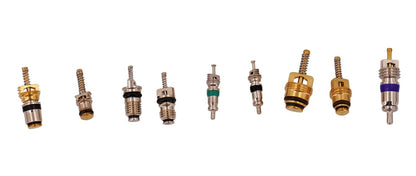 Car A/C Repair Kit - O-Ring Set + AC Valve Cores | Fix Air Conditioning | + Removal & Install Tool | R12 & R134a | - Also for Tire Valve Stems!