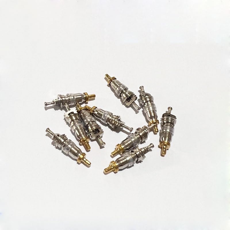 20 Pack Valve Core Replacement Copper High Pressure R22 R32 R410A Schrader Valve Stem Cores for A/C Split Unit Air Conditioner HVAC Heat System Car Automotive Compressor Refrigerator Fridge