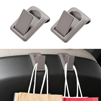 2 Packs Upgraded Foldable Car Seat Headrest Hidden Hooks for Volvo