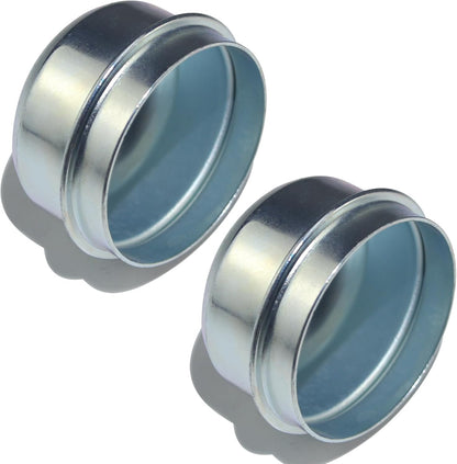 iBroPrat 2pcs Trailer Hub Cap 1.98" for Most 2000 to 3500 Pound Axles