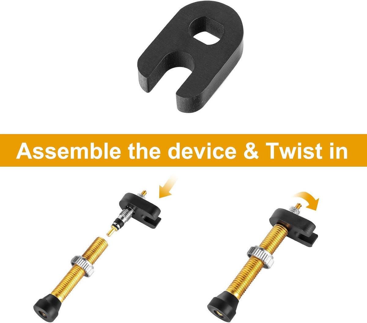 HZJD Brass Presta Valve Core Bike(2 Pack)