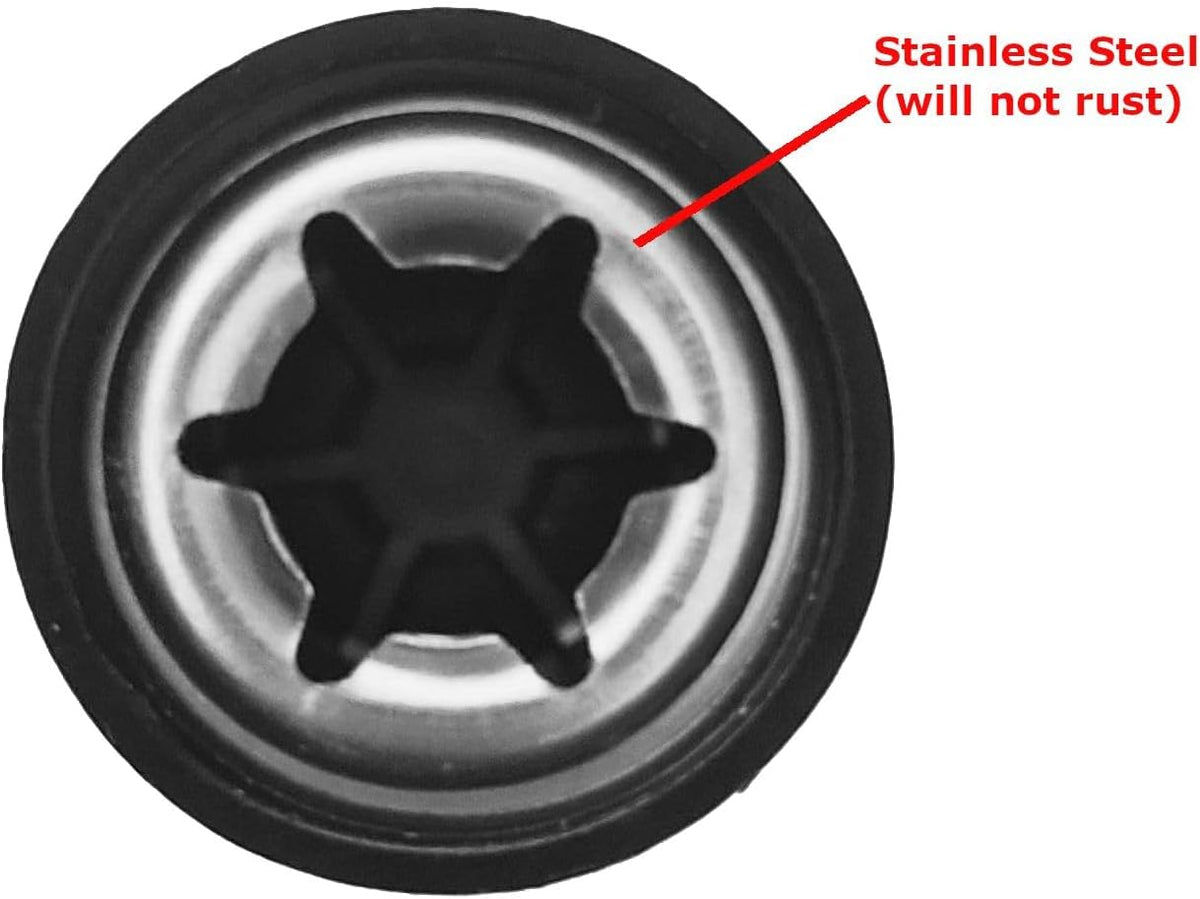 Hub Cap Replacement Compatible with Most Weber Charcoal Kettle Grills Retainer Cover Genesis Kenmore Part 987101 | Fits 3/8-inch Axles (2-Pack, Black)