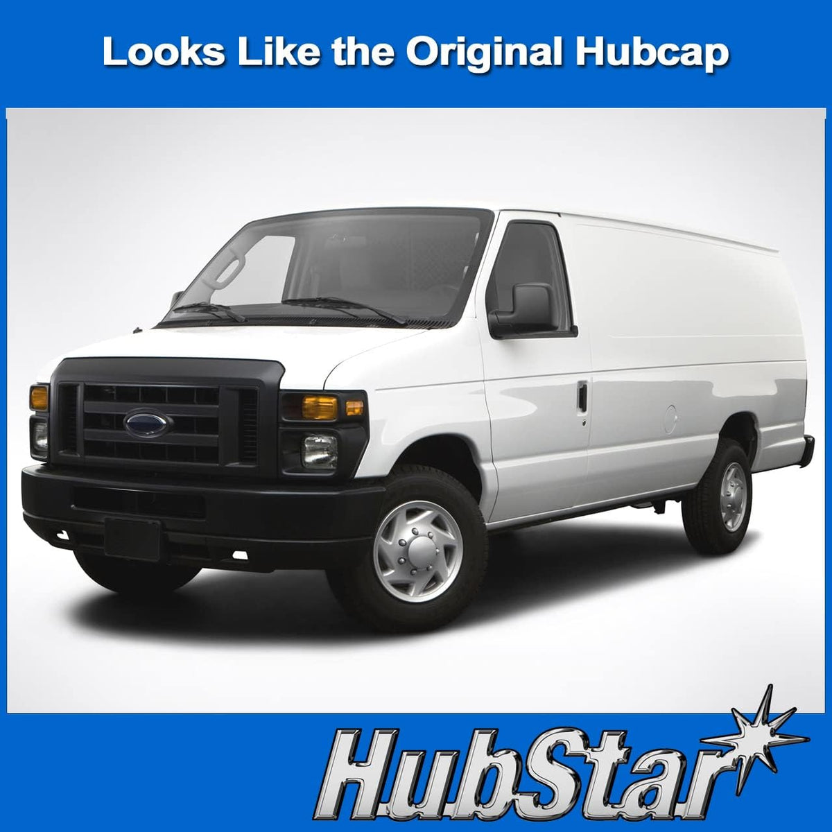 Hubcap Replacement for Ford Van 1998-2026, Sturdy 16-inch Wheel Cover (4 Piece Set)