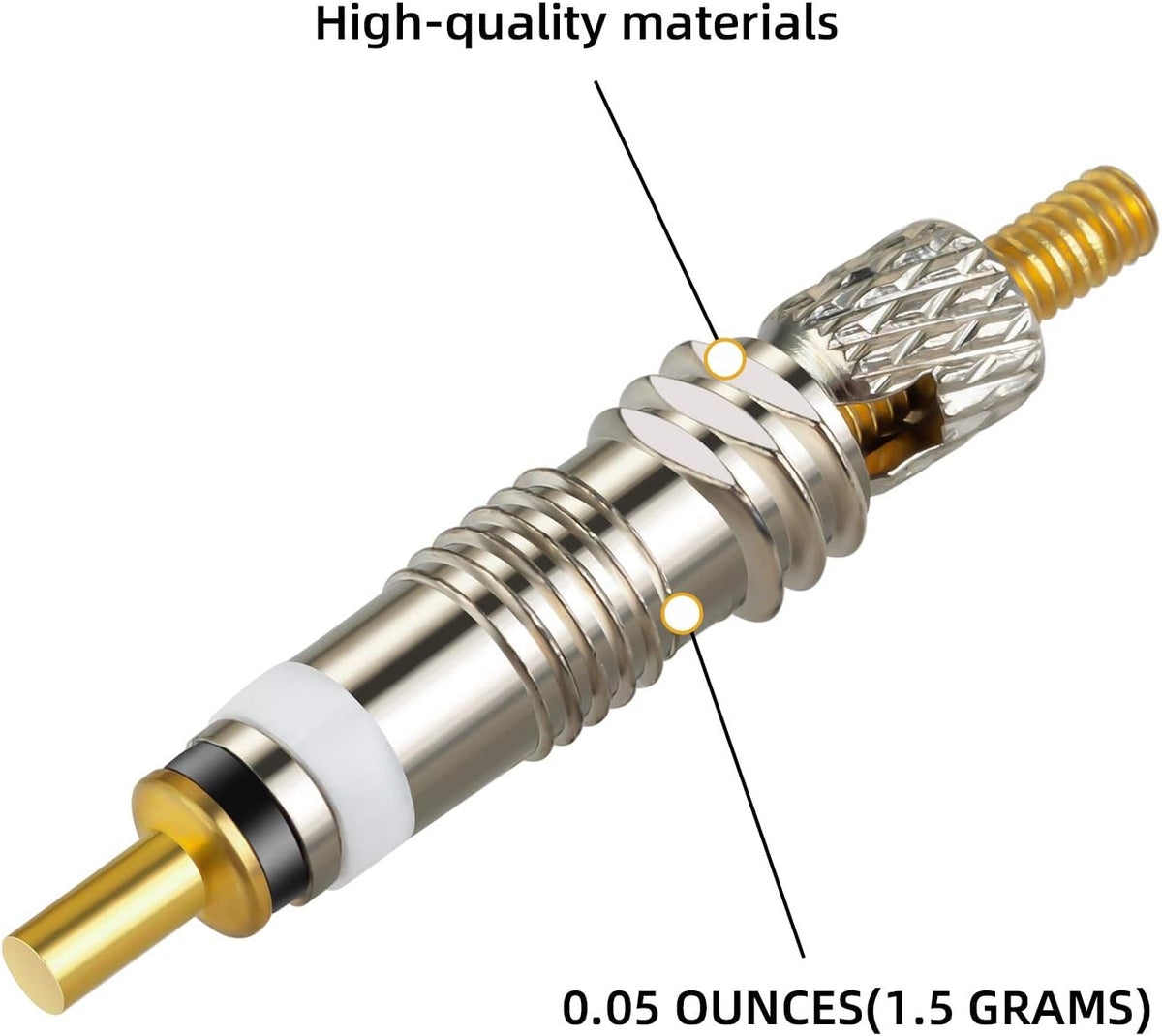 HZJD Brass Presta Valve Core Bike(2 Pack)