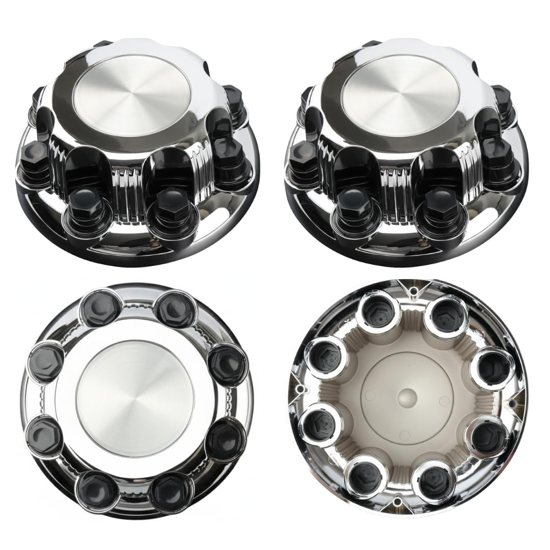 4PCS Wheel Center Hub Caps w/Lug Nut Covers for Chevy Avalanche Silverado Suburban Tahoe, for GMC Sierra Yukon 1500 2500 HD Classic 16 Inch Van Truck Rim Hubcaps # 15039488 909002