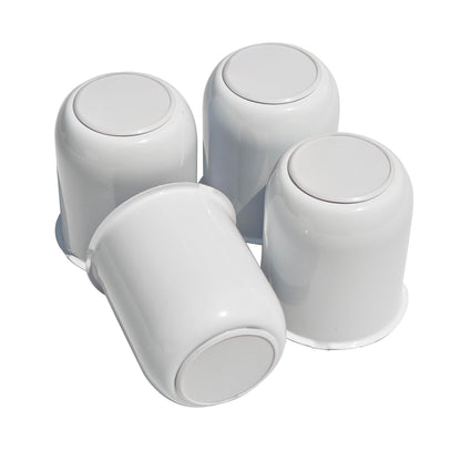 4Pcs 4.25" Stainless Trailer Wheel Center Caps, 4.29" H Chrome
