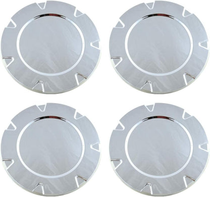 Set of 4 New Chrome Wheel Hub Center Caps Replacement for 2007-2013 Cadillac Escalade/EXT/ESV 18 inch 7 Spoke