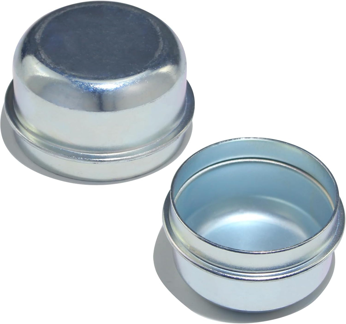 iBroPrat 2pcs Trailer Hub Cap 1.98" for Most 2000 to 3500 Pound Axles