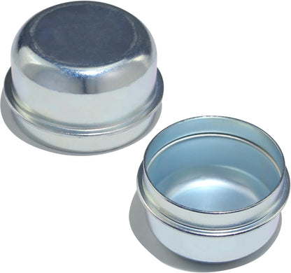 iBroPrat 2pcs Trailer Hub Cap 1.98" for Most 2000 to 3500 Pound Axles