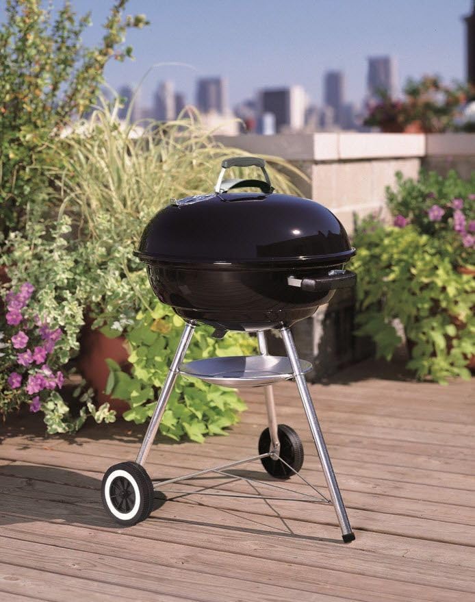 Hub Cap Replacement Compatible with Most Weber Charcoal Kettle Grills Retainer Cover Genesis Kenmore Part 987101 | Fits 3/8-inch Axles (2-Pack, Black)