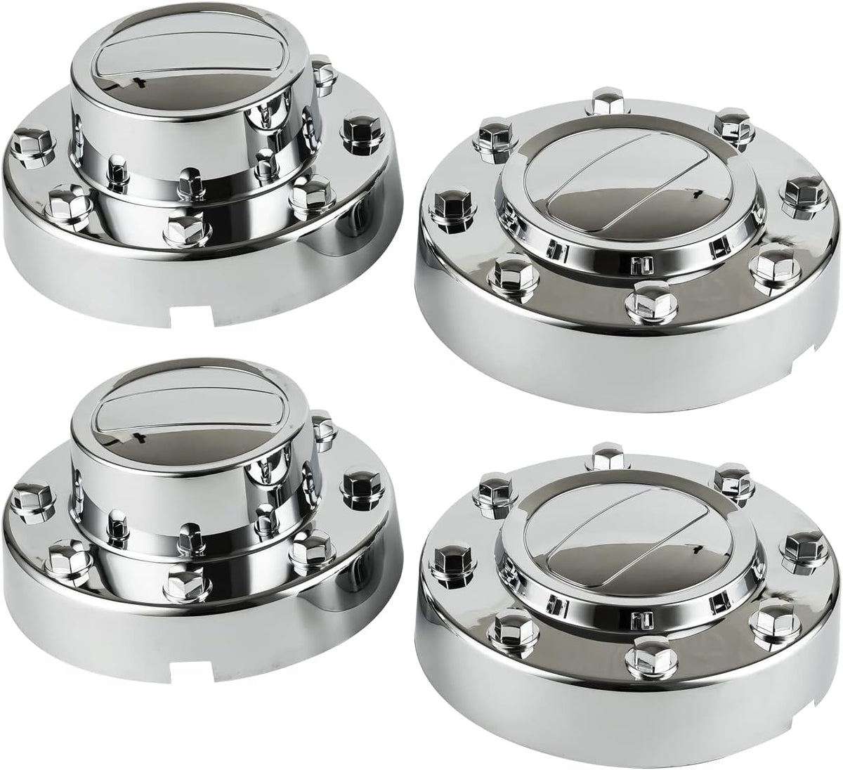 4Pcs Chrome Wheel Center Hub Cap Hubcap for 11-18 Ram 3500 Dually