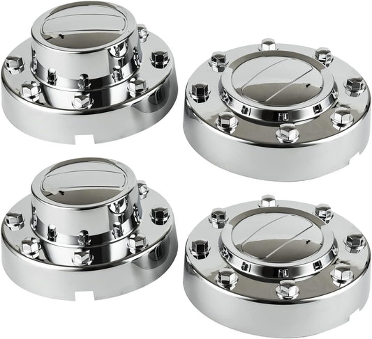 4Pcs Chrome Wheel Center Hub Cap Hubcap for 11-18 Ram 3500 Dually