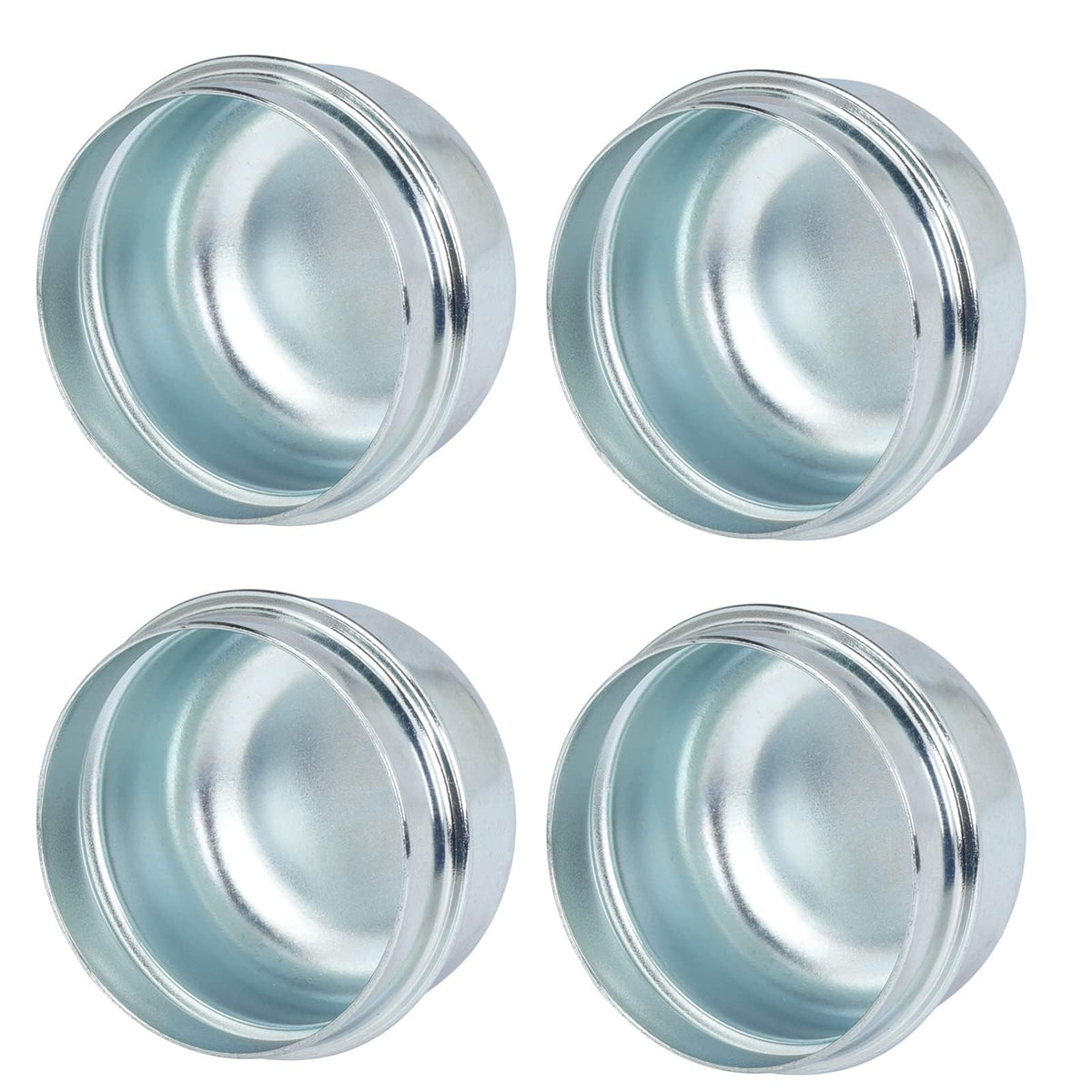 Trailer Hub Cap - Dust Caps for Trailer Axle Grease Fitting & Bearing Protection (4pk 2.44")…