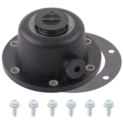 4Pcs 343-4024 Aluminum Hub Cap with Gaskets & Plugs