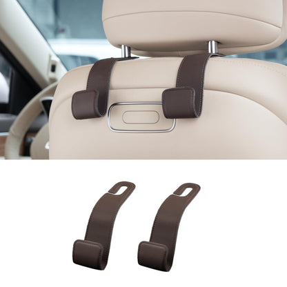 2 Pack Purse Holder for Car, Universal Leather Car Seat Hook, Car Organizer