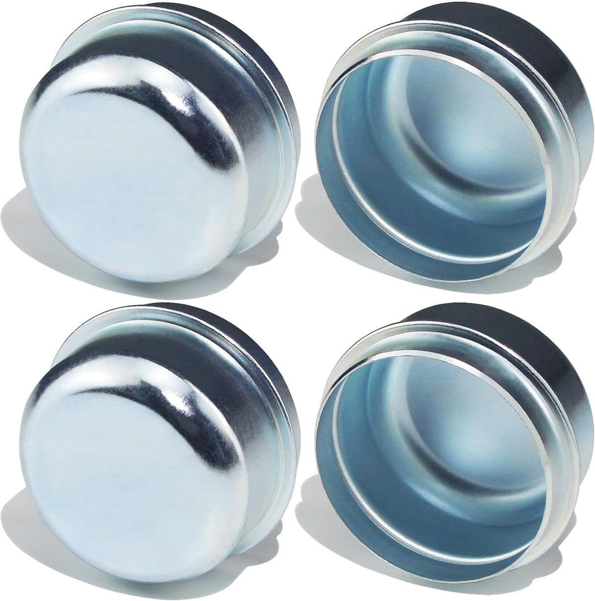 4pcs 1.98'' Trailer Hub Dust Caps for 2000 3500 lb Axle Spindle