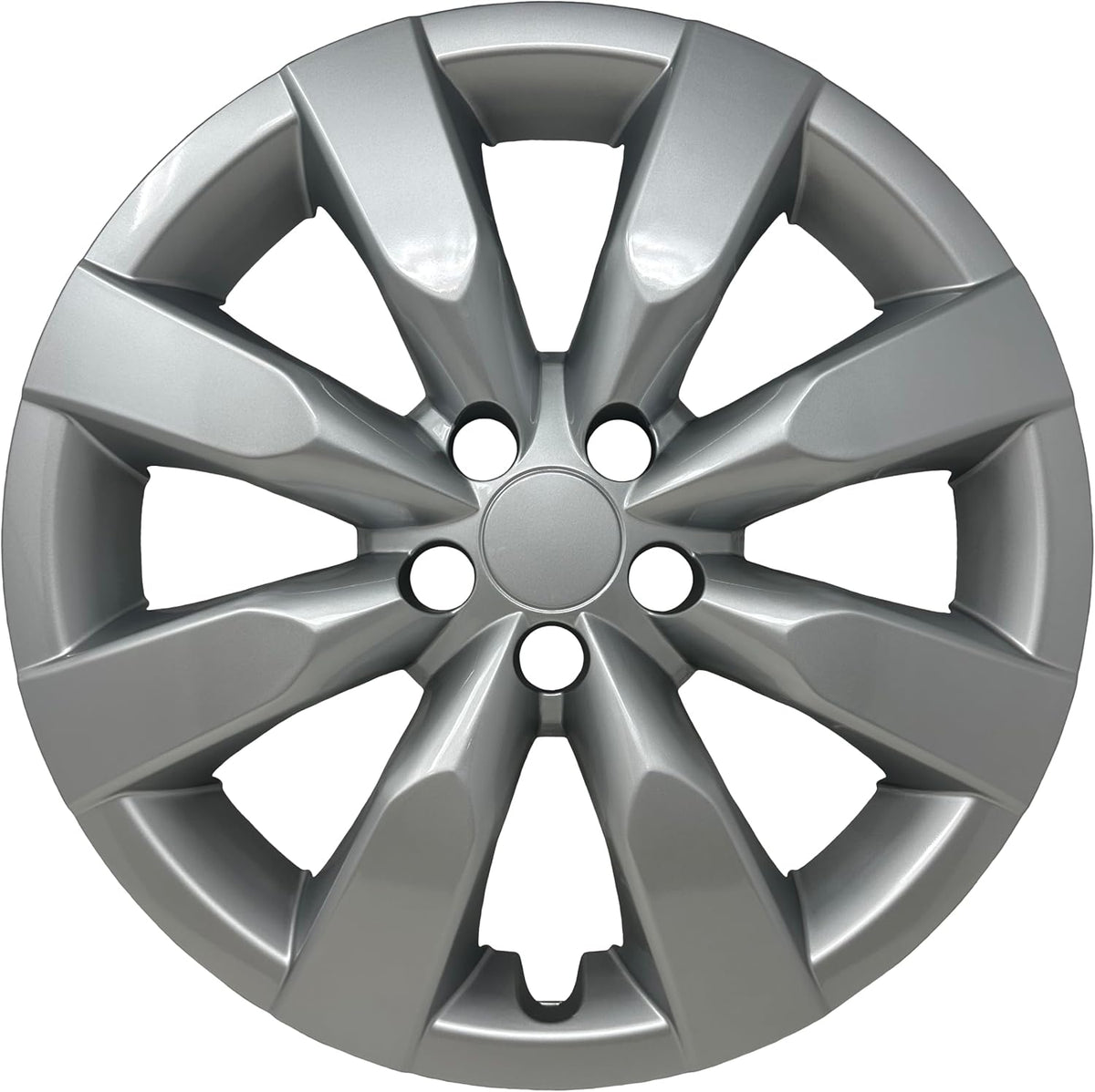 Replacement for Toyota Corolla 2014, 2015, 2016 Hubcap, Premium Quality Sturdy 16-inch Silver Wheel Cover (1 Piece)