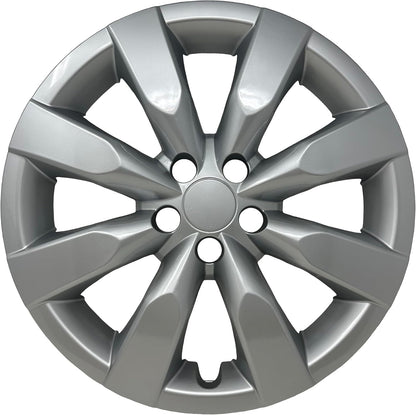 Replacement for Toyota Corolla 2014, 2015, 2016 Hubcap, Premium Quality Sturdy 16-inch Silver Wheel Cover (1 Piece)
