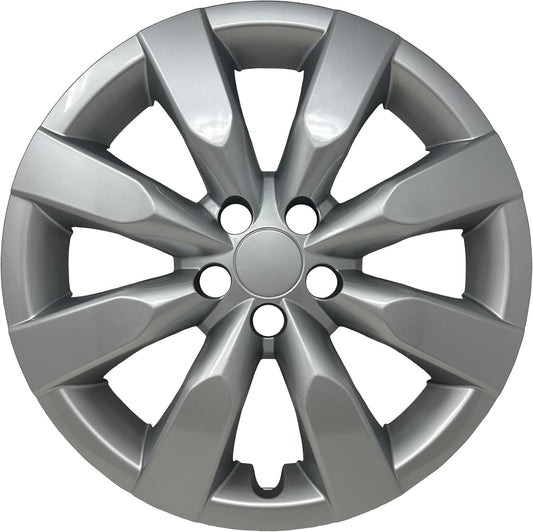 Replacement for Toyota Corolla 2014, 2015, 2016 Hubcap, Premium Quality Sturdy 16-inch Silver Wheel Cover (1 Piece)