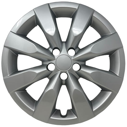 Replacement for Toyota Corolla 2014, 2015, 2016 Hubcap, Premium Quality Sturdy 16-inch Silver Wheel Cover (1 Piece)