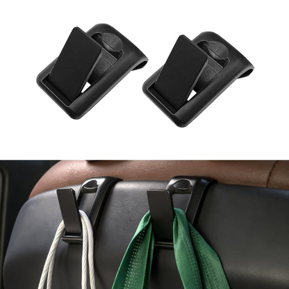 2 Packs Upgraded Foldable Car Seat Headrest Hidden Hooks for Volvo