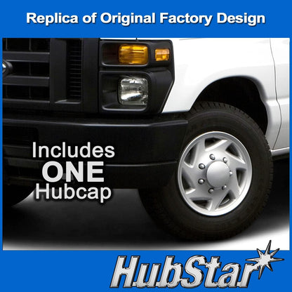 Hubcap Replacement for Ford Van 1997-2026, Sturdy 16-inch Wheel Cover (1 Piece)