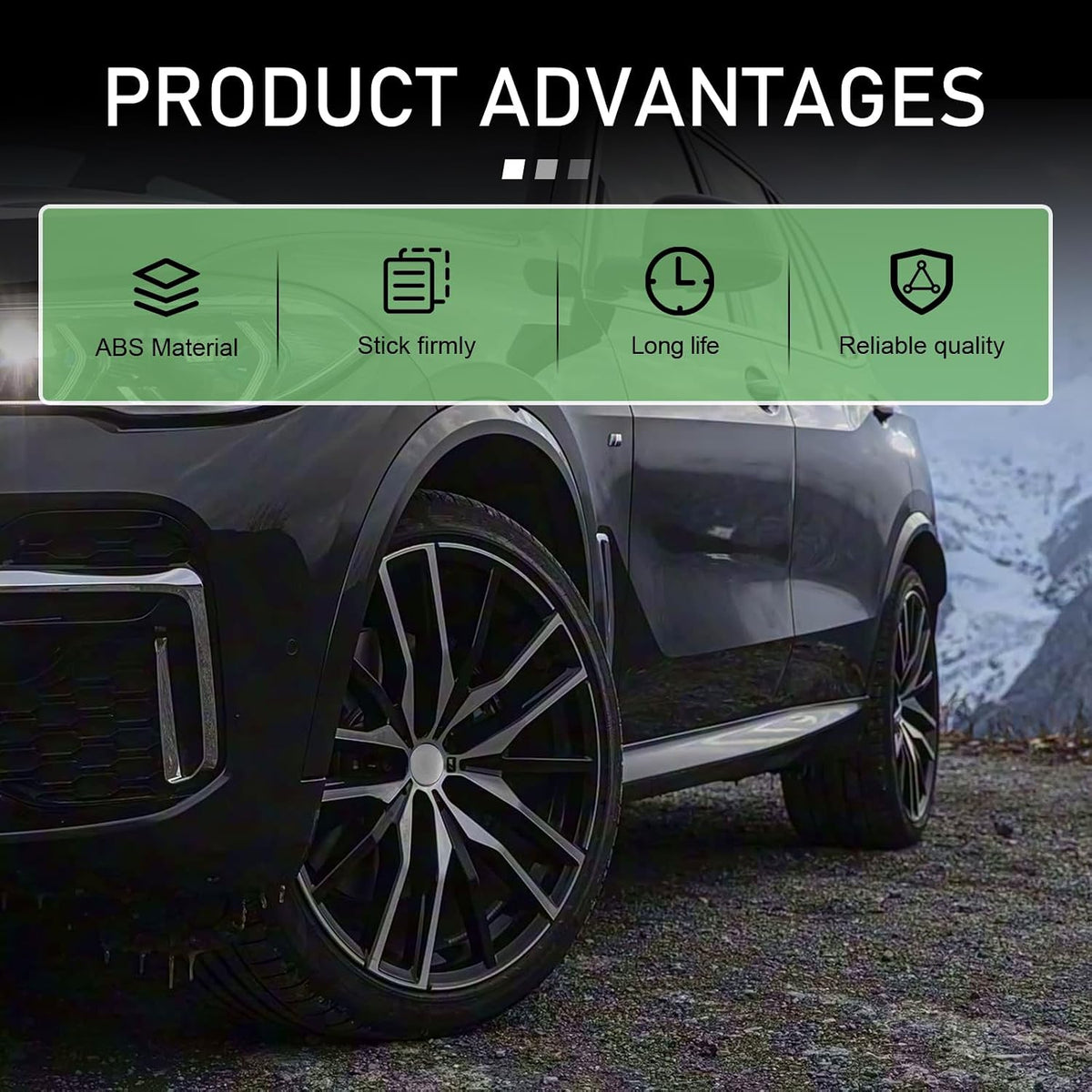 4PCS Car Wheel Center Caps, 60MM/2.36In OD 56MM/2.2In ID Center Hub Cover, ABS Snap-in Vehicle Rim Hub Caps, Rustproof Dustproof Center Cap for Rims, Universal Wheel Hub Decoration (Silver)