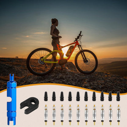 10pcs Valve Core for Presta, Tubeless Valve Core Bike Bicycle Replacement