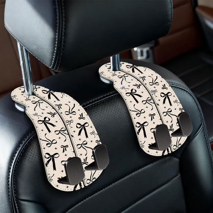 Blusabaca 2PCS Car Seat Headrest Hooks, Purses Bags Holder, Sunflower