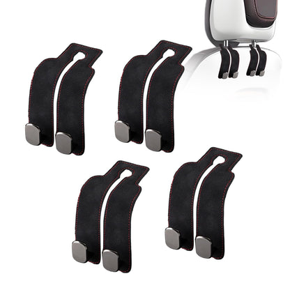 Car Purse Hook Purse Hook for Car Seats Headrest Car Seat Hooks,Heavy Duty Vehicle Organizer for Handbags, Groceries, Purses, Keep Car Tidy (Black, 2 Pack)
