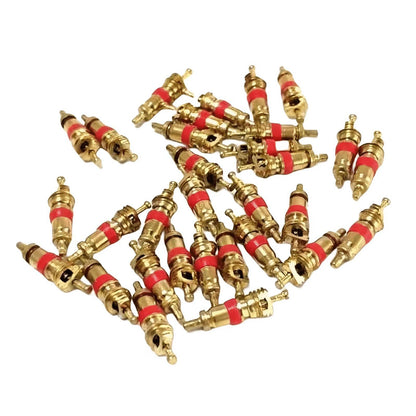 10 Pcs 6523339 Valve Core Removal Tool w/4 Tire Valve dust Cap Automotive Car Motorcycle Truck Bike Screwdriver Valve Stem Core Remover Tire Repair Install Tool