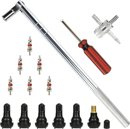 ecocstm Valve Stem Puller Installer Tool, Tire Valve Stem Removal Tool Kit